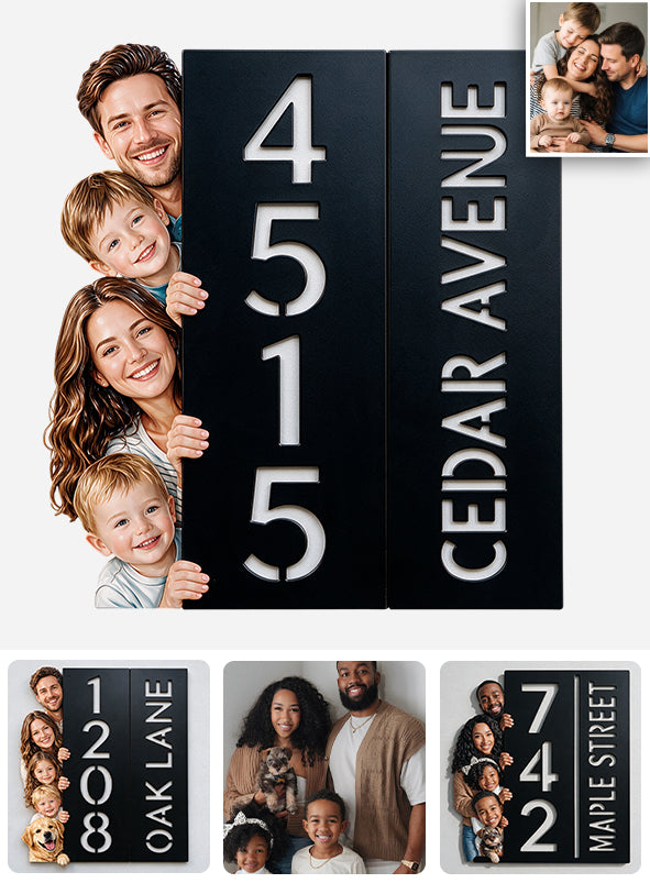 Custom Any Photo - Personalized Family 3D Printed Cut Metal Sign