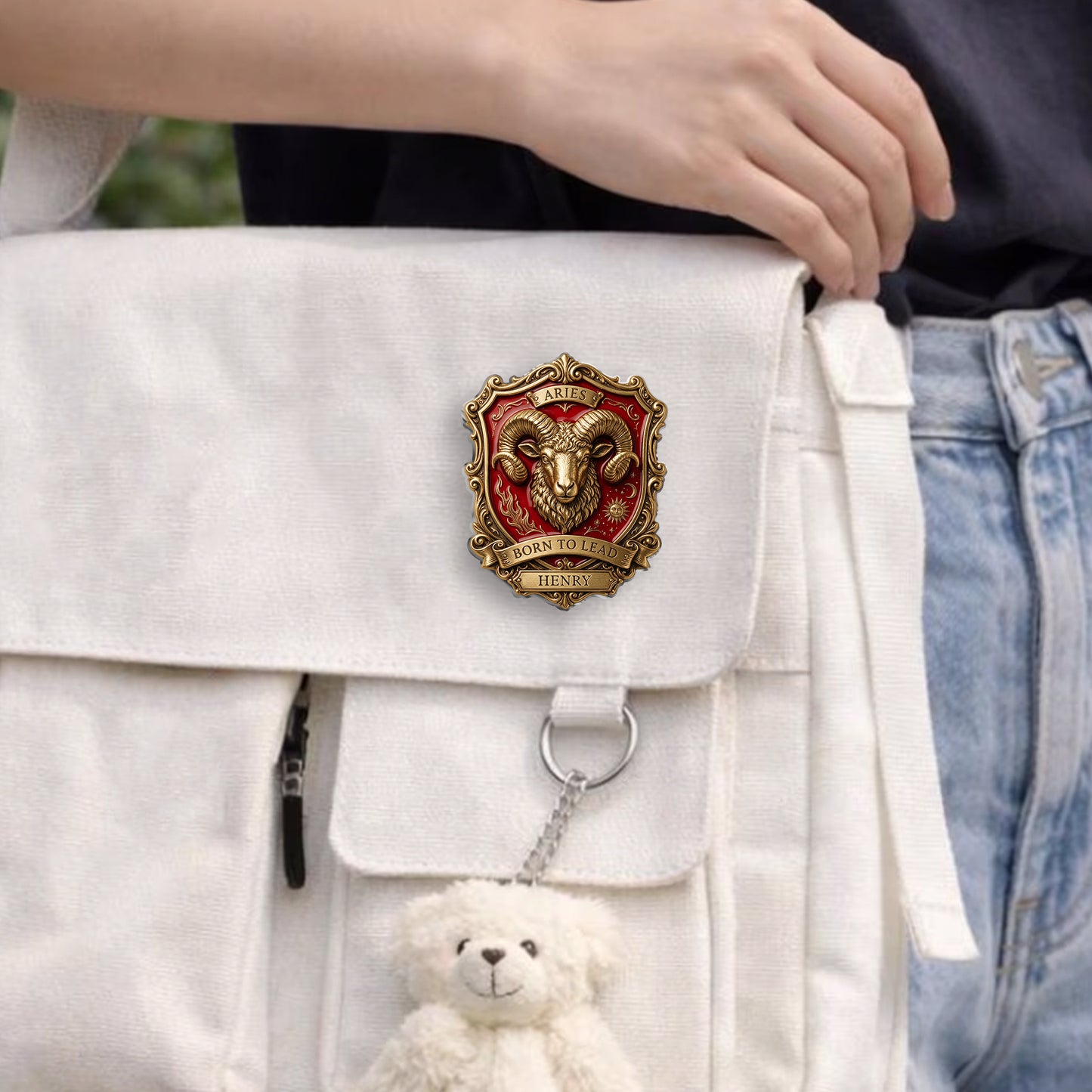 Broche de Luxe Signe Astrologique - Épinglette En Émail Personnalisée 3D
