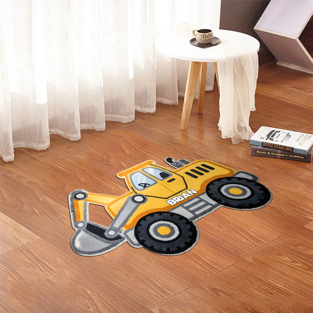 Super Contruction - Personalized Kid Shaped Doormat/ Rug