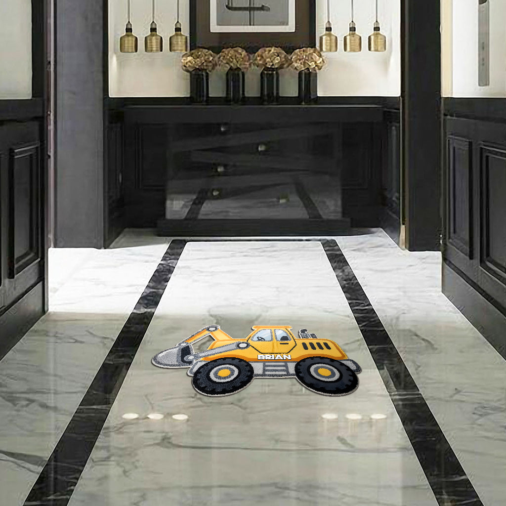 Super Contruction - Personalized Kid Shaped Doormat/ Rug