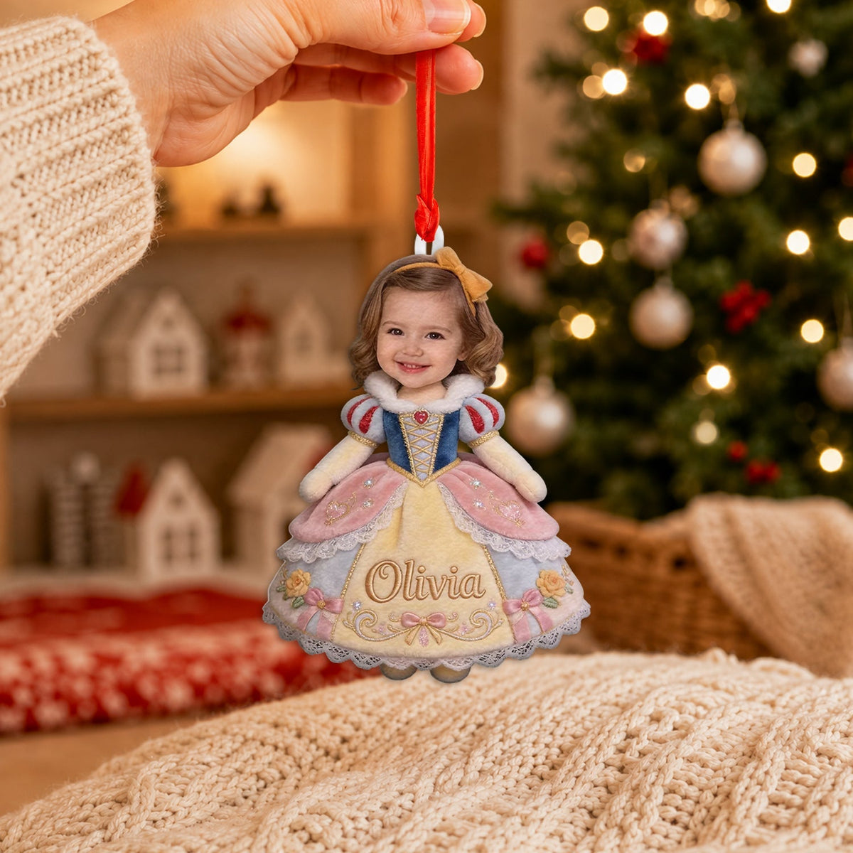 Princesse Personnalisée - Ornement en Peluche pour Enfant
