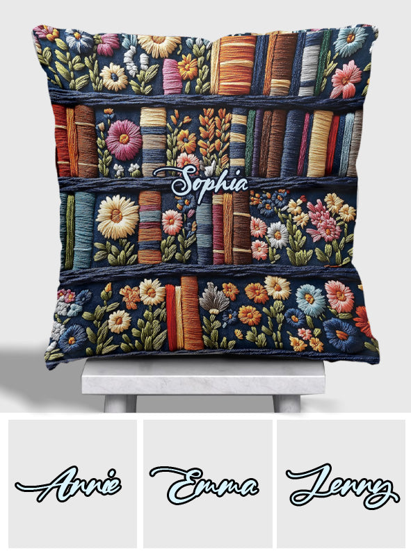 Liebe zum Lesen – Personalisiertes Buchkissen