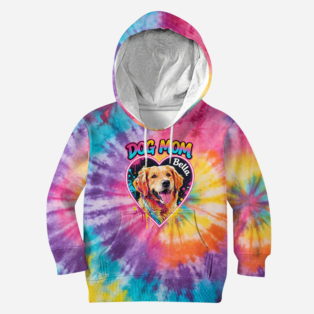 Personalisierte Batikshirt für Hundemama/Hundedaddy/Katzenmama - Individuelles Hundeshirt