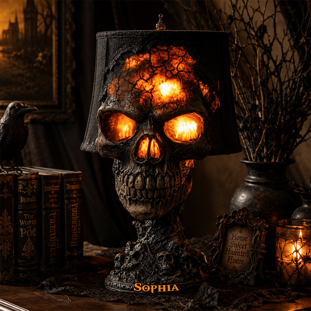 Love Skull - Personalisierte Skull Acryl LED Nachtlicht