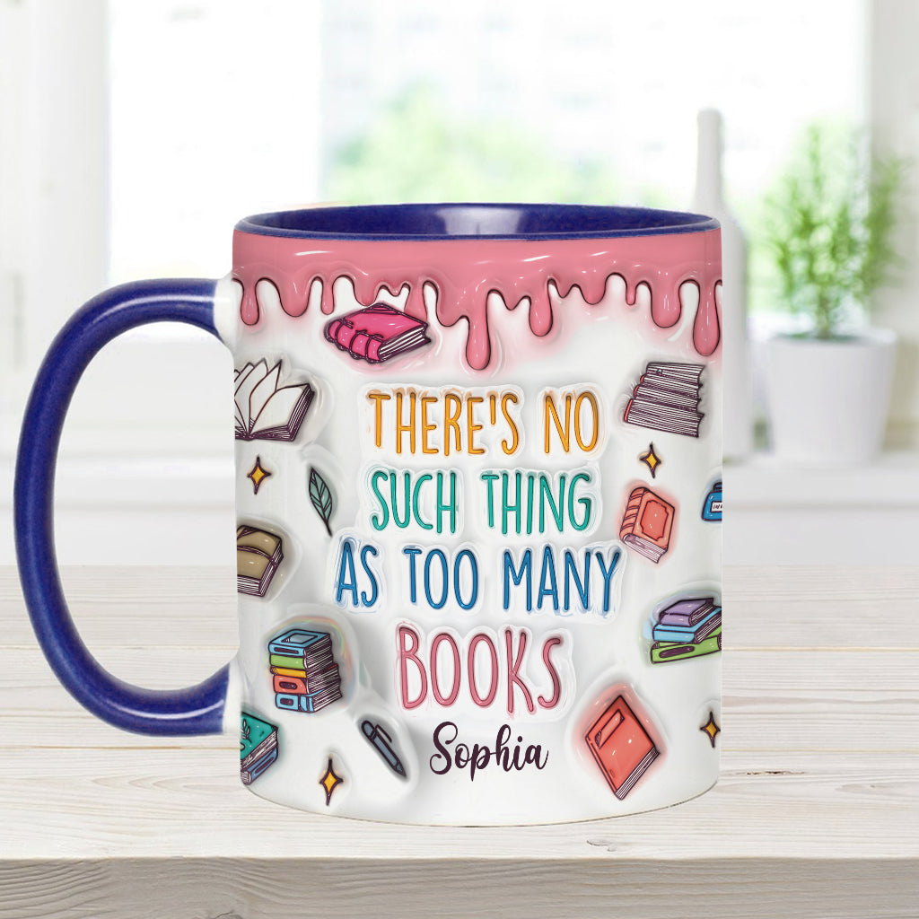 Ja, ich brauche all diese Bücher – personalisierte Buch-Tasse