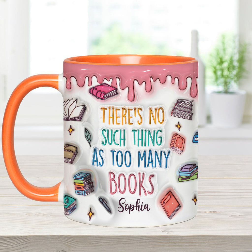 Ja, ich brauche all diese Bücher – personalisierte Buch-Tasse