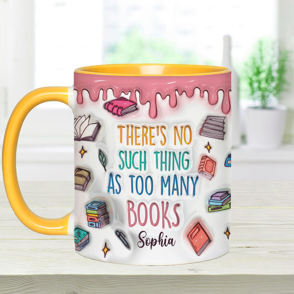Ja, ich brauche all diese Bücher – personalisierte Buch-Tasse