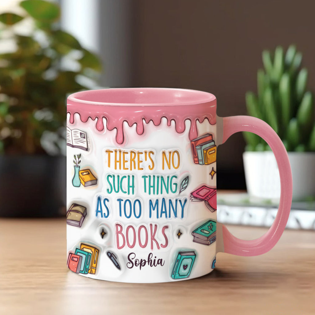 Ja, ich brauche all diese Bücher – personalisierte Buch-Tasse