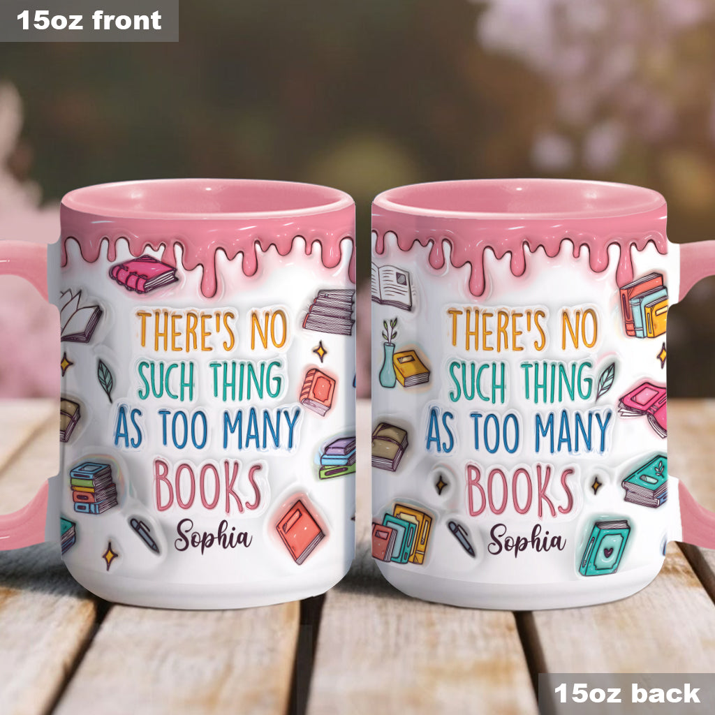 Ja, ich brauche all diese Bücher – personalisierte Buch-Tasse