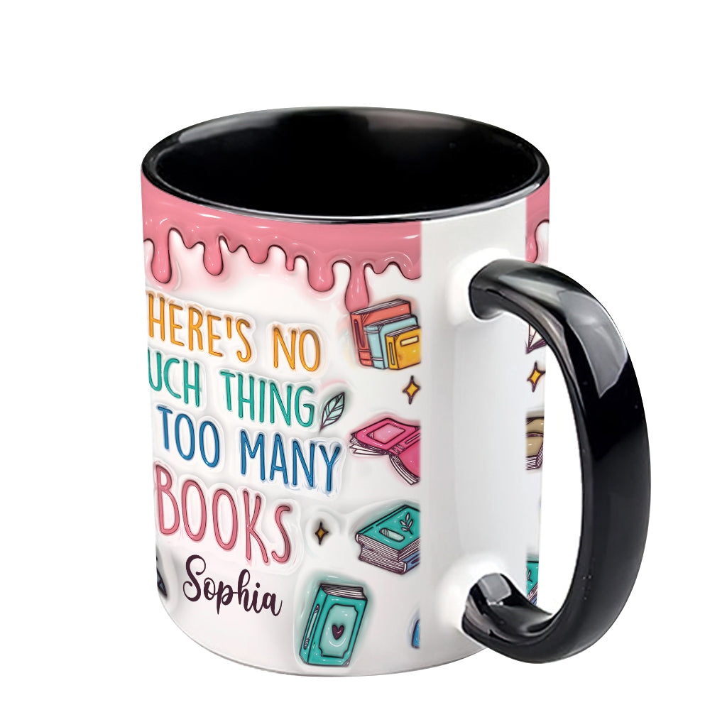 Ja, ich brauche all diese Bücher – personalisierte Buch-Tasse