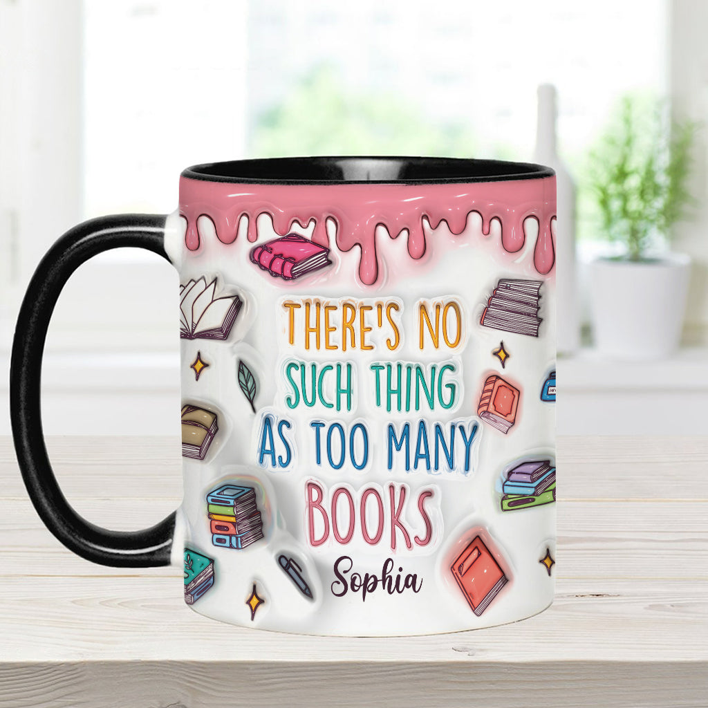Ja, ich brauche all diese Bücher – personalisierte Buch-Tasse