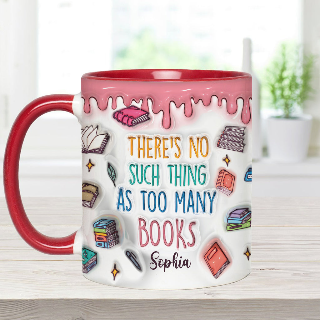 Ja, ich brauche all diese Bücher – personalisierte Buch-Tasse