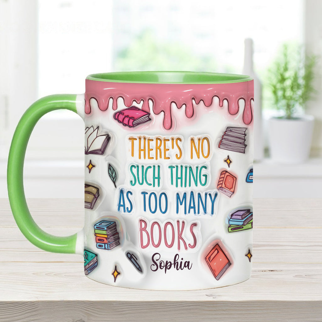 Ja, ich brauche all diese Bücher – personalisierte Buch-Tasse