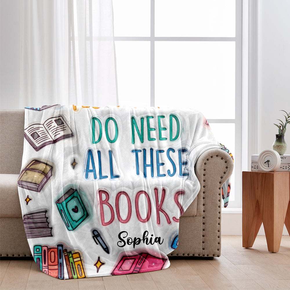 Ja, ich brauche all diese Bücher – personalisierte Bücherdecke
