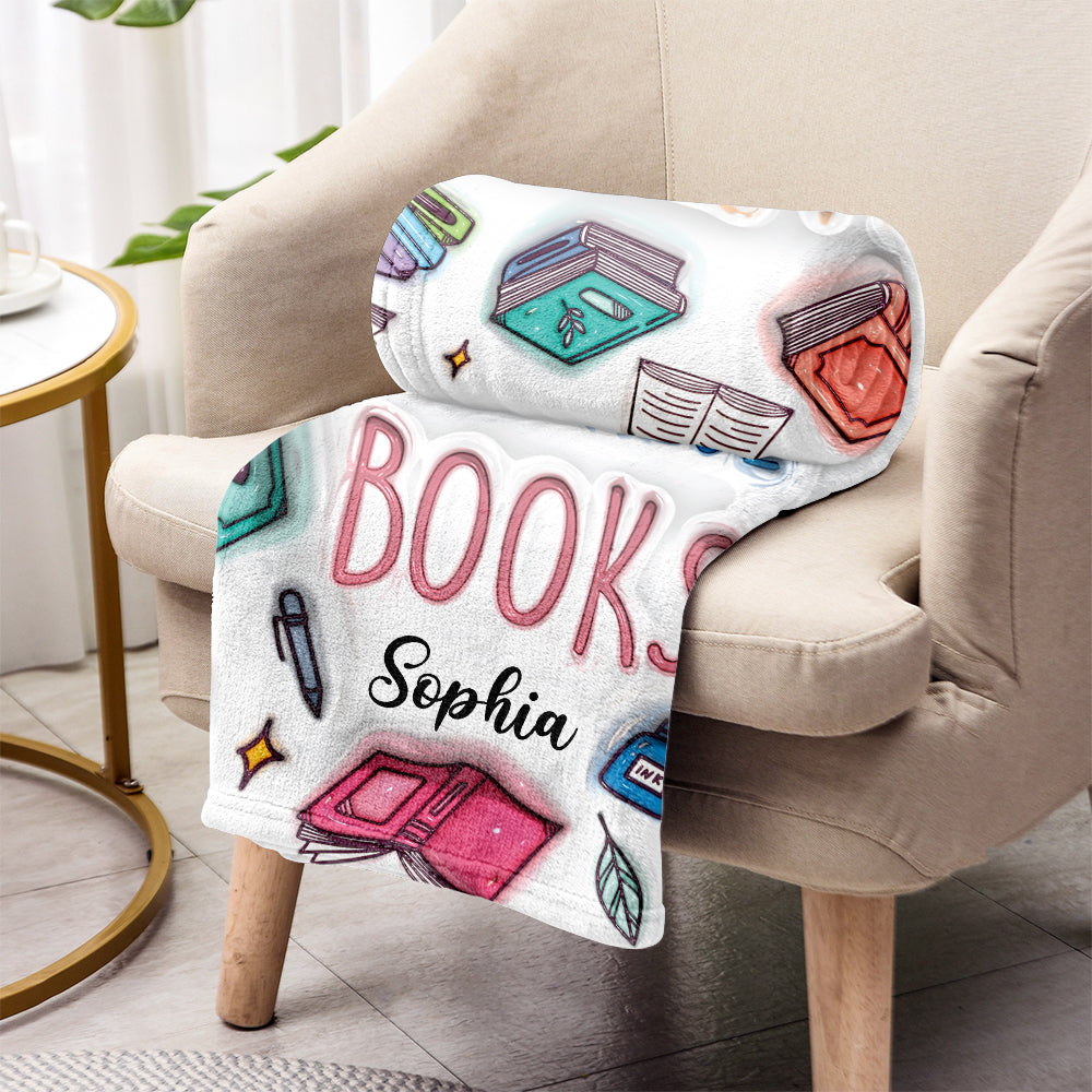 Ja, ich brauche all diese Bücher – personalisierte Bücherdecke
