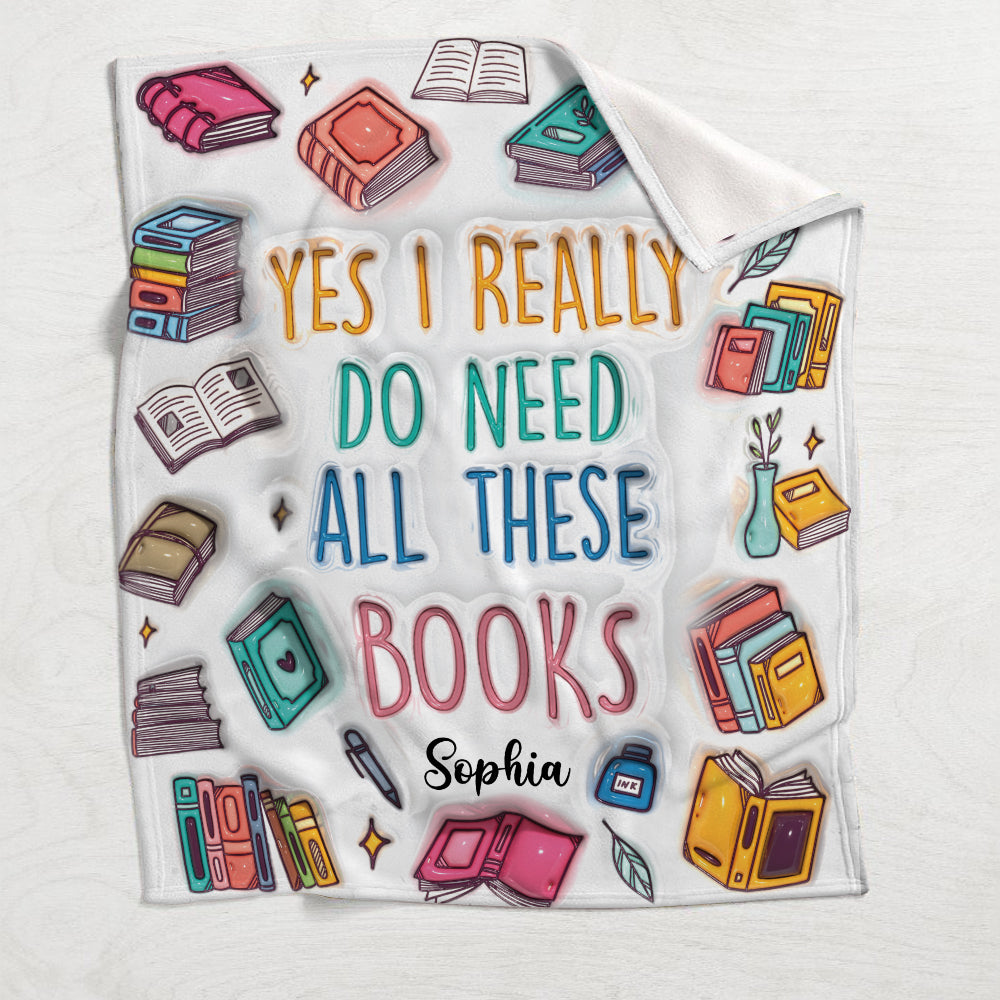 Ja, ich brauche all diese Bücher – personalisierte Bücherdecke