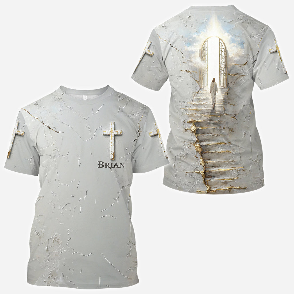 Himmelsleiter – Personalisiertes christliches T-Shirt