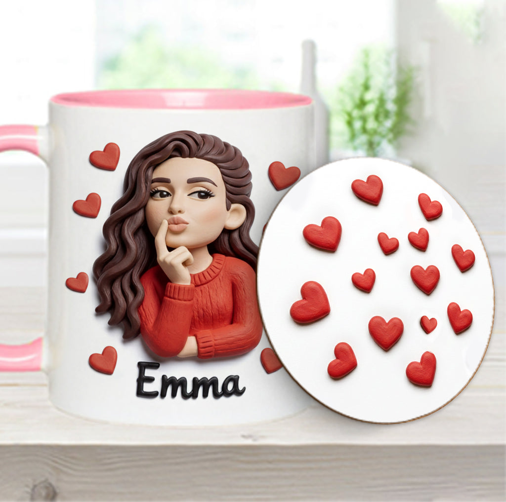 Custom From Any Photo Perfect Gift For Couple - Personalized Couple Accent Mug & Coaster