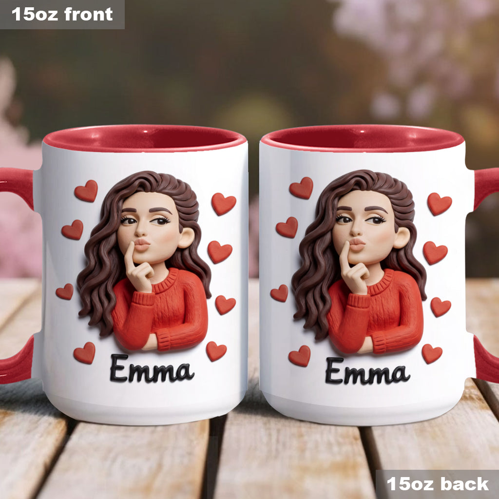 Custom From Any Photo Perfect Gift For Couple - Personalized Couple Accent Mug & Coaster
