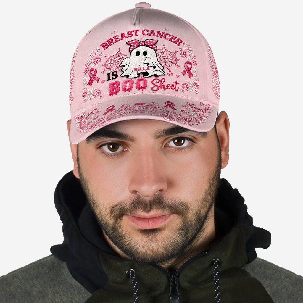 Le cancer du sein, c'est de la merde - Casquette classique personnalisée de sensibilisation au cancer du sein