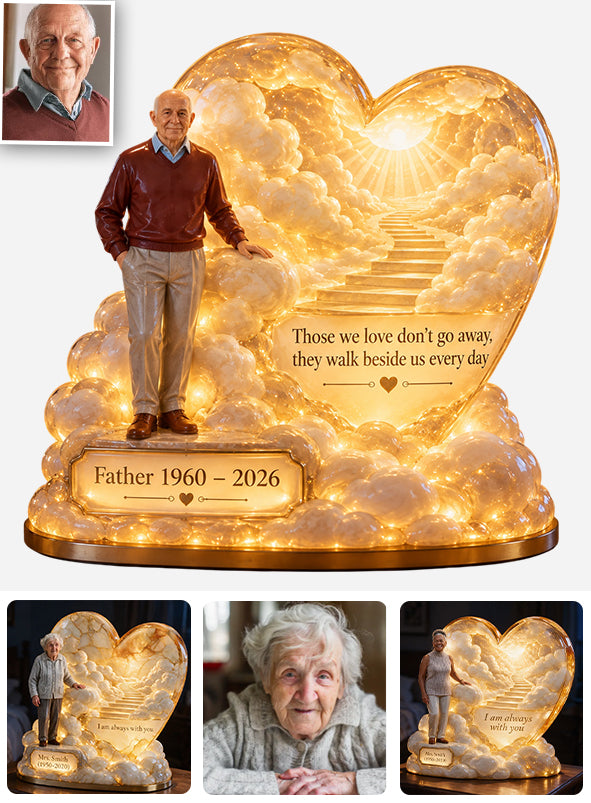 Personalisierte Gedenkgeschenk, Ein Schönes Andenken für einen Geliebten - Personalisierte Gedenk-Acryl-LED-Nachtlicht