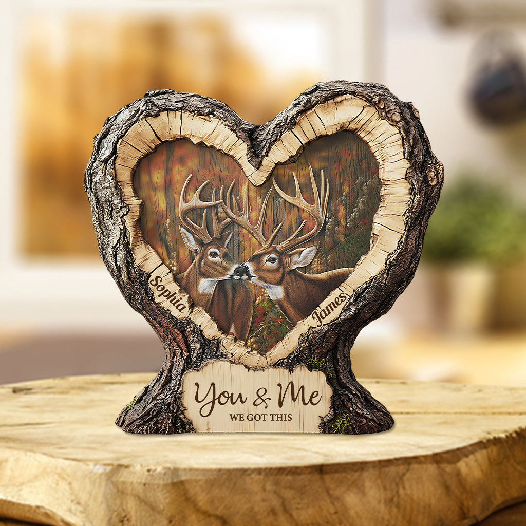 This Is Us – Personalisierte Jagd-Acrylplakette in individueller Form