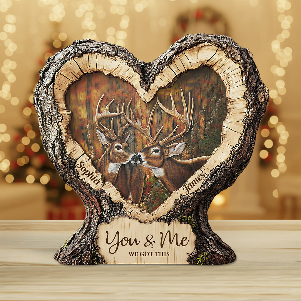 This Is Us – Personalisierte Jagd-Acrylplakette in individueller Form