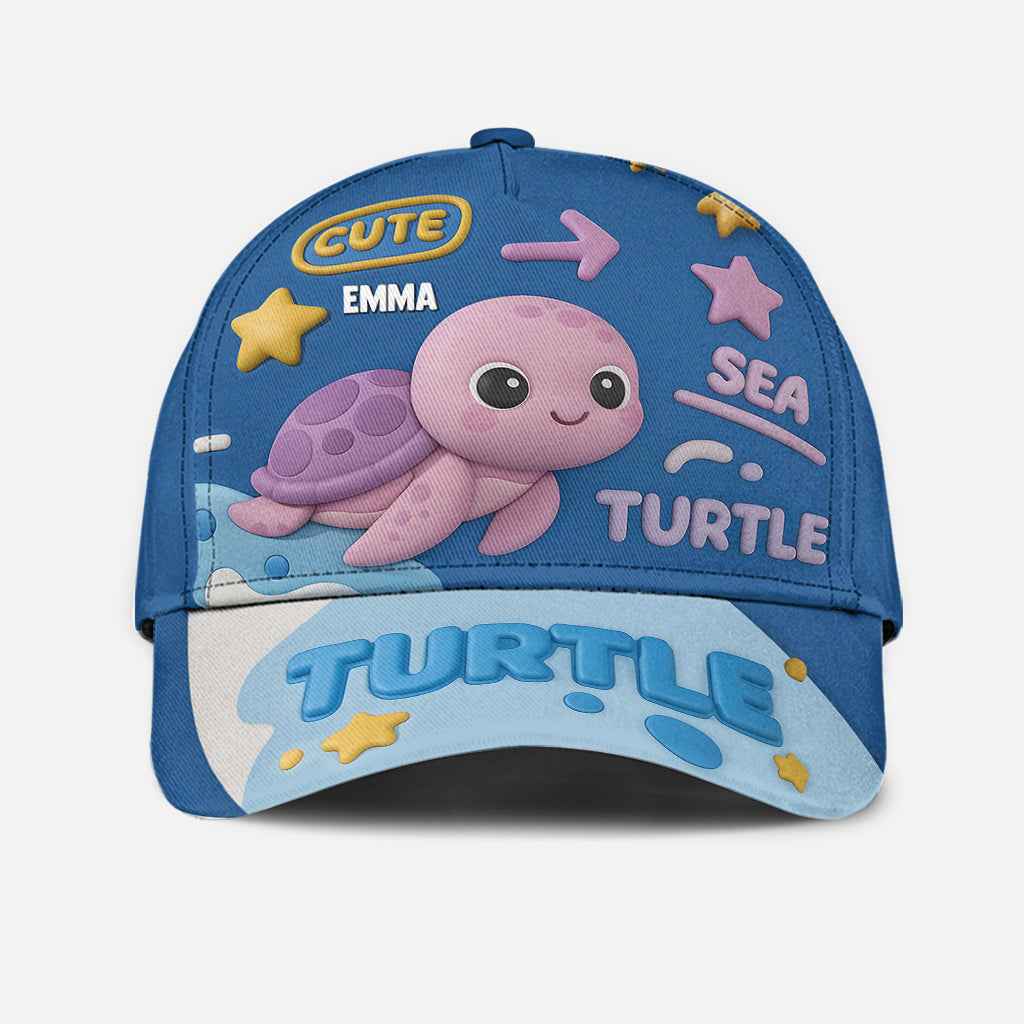 Cute Unicorn or Turtle Children's Gift - Personalized Kid Classic Cap