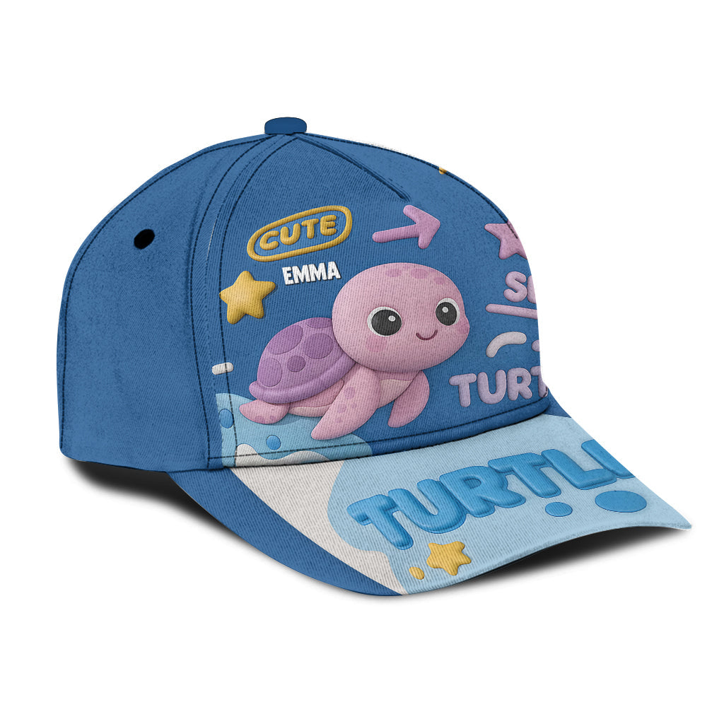 Cute Unicorn or Turtle Children's Gift - Personalized Kid Classic Cap