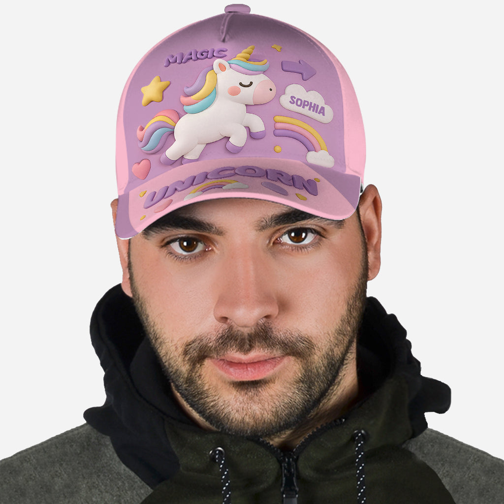 Cute Unicorn or Turtle Children's Gift - Personalized Kid Classic Cap