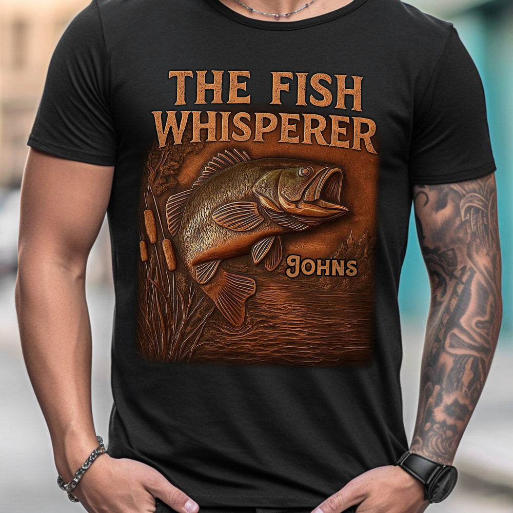 Le Chuchoteur de Poissons - T-shirt et sweat à capuche de pêche personnalisés