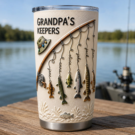 Opa's Angler - Personalisierter Angelbecher