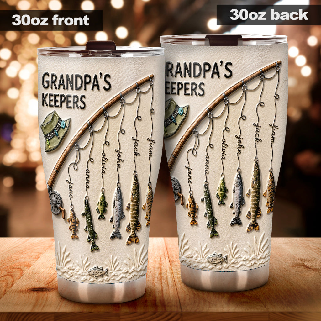 Opa's Angler - Personalisierter Angelbecher