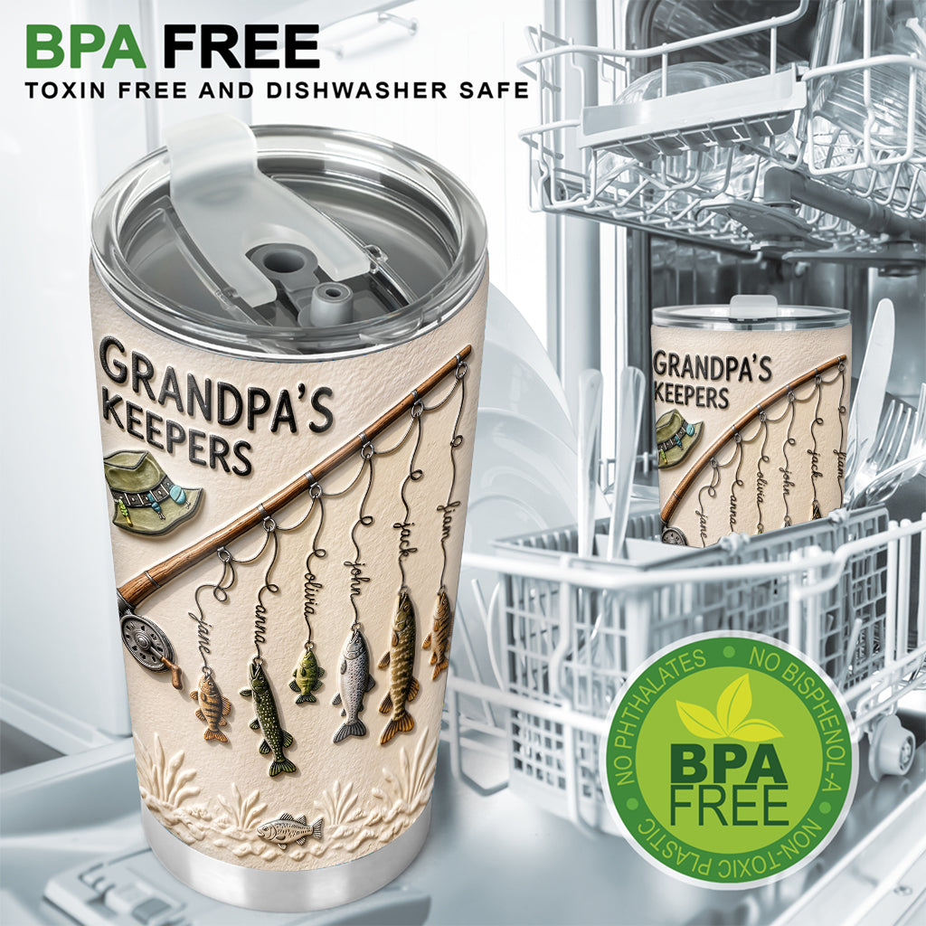 Opa's Angler - Personalisierter Angelbecher