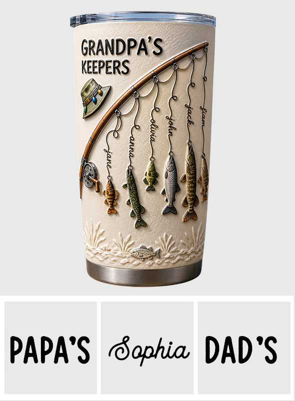 Opa's Angler - Personalisierter Angelbecher