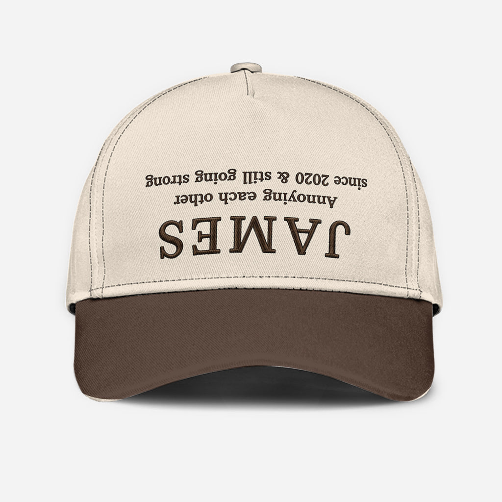 Seit wir uns ärgern & immer noch stark - Personalisierte Paar Classic Cap