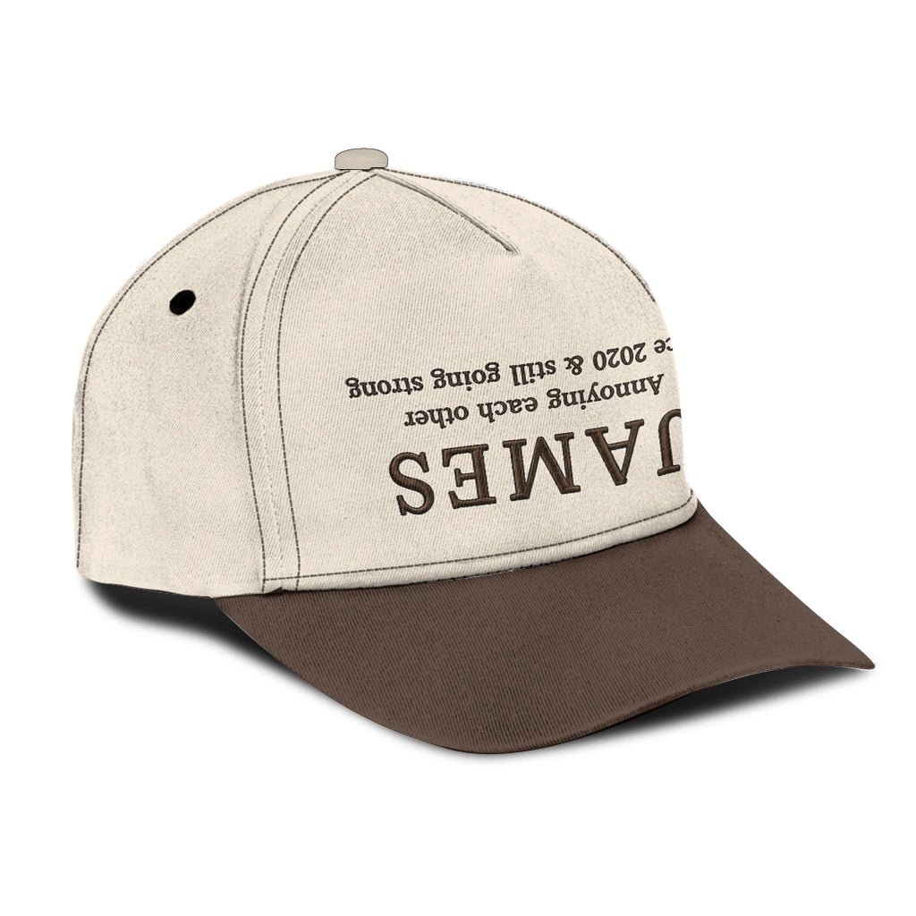 Seit wir uns ärgern & immer noch stark - Personalisierte Paar Classic Cap