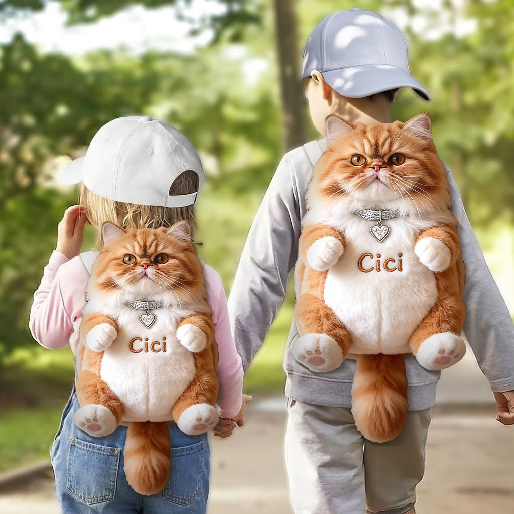 Immer an meiner Seite Plüsch-Rucksack - Personalisierter Hund Plüsch-Rucksack