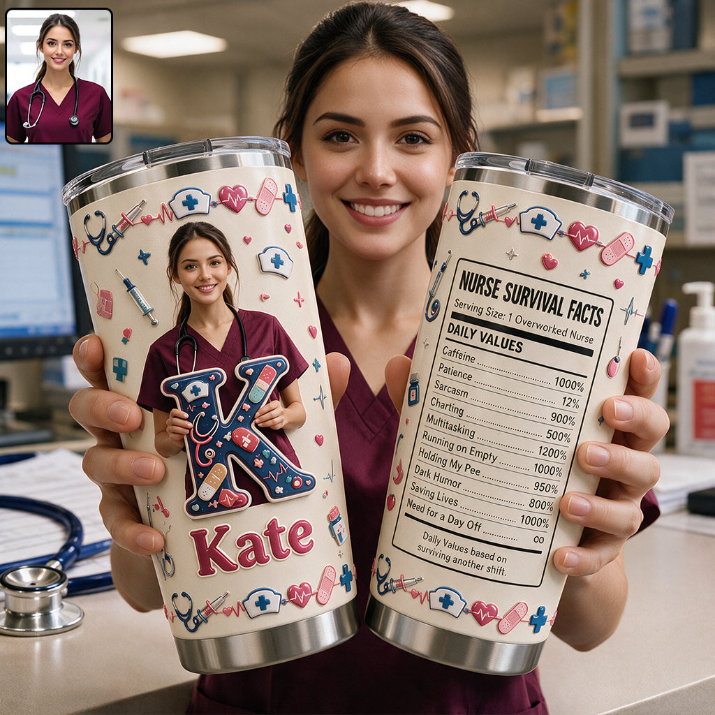 Erschöpfter Krankenpfleger - Personalisierter Becher
