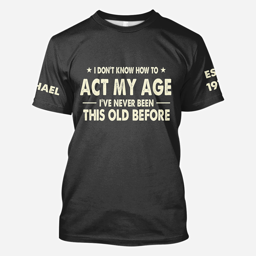 Happy Birthday - Personalized Birthday All Over Shirt