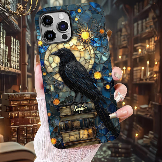 Raven Book Club – Personalisierte Handyhülle mit Buchmotiv