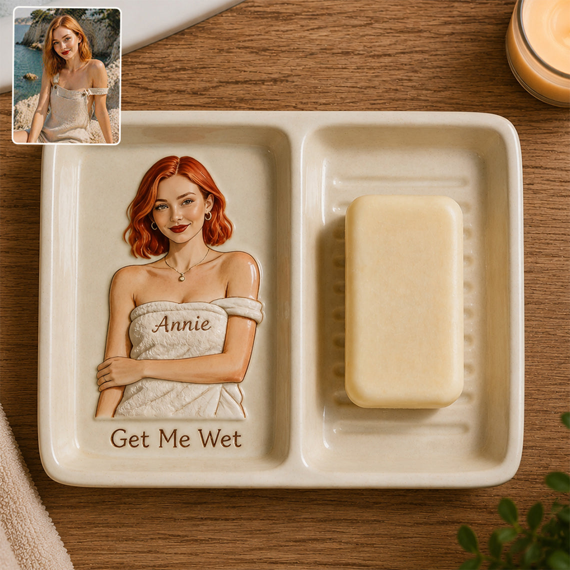 Get Me Wet - Personalisierte Würzige Paar Ablage