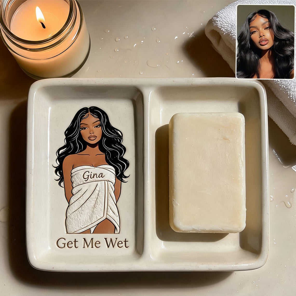 Get Me Wet - Personalisierte Würzige Paar Ablage