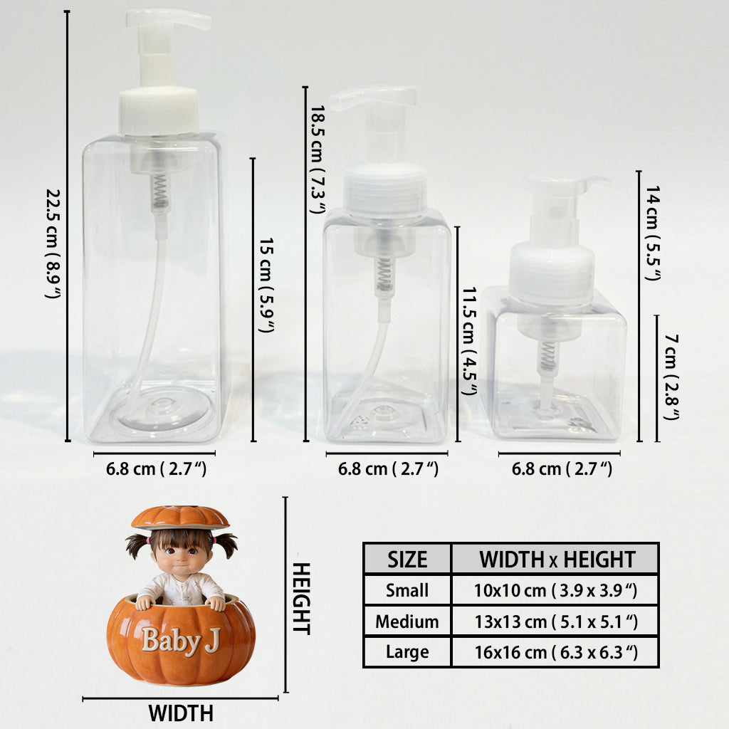 Pumpkin Peek-A-Boo - Personalized Kid Pump Dispenser