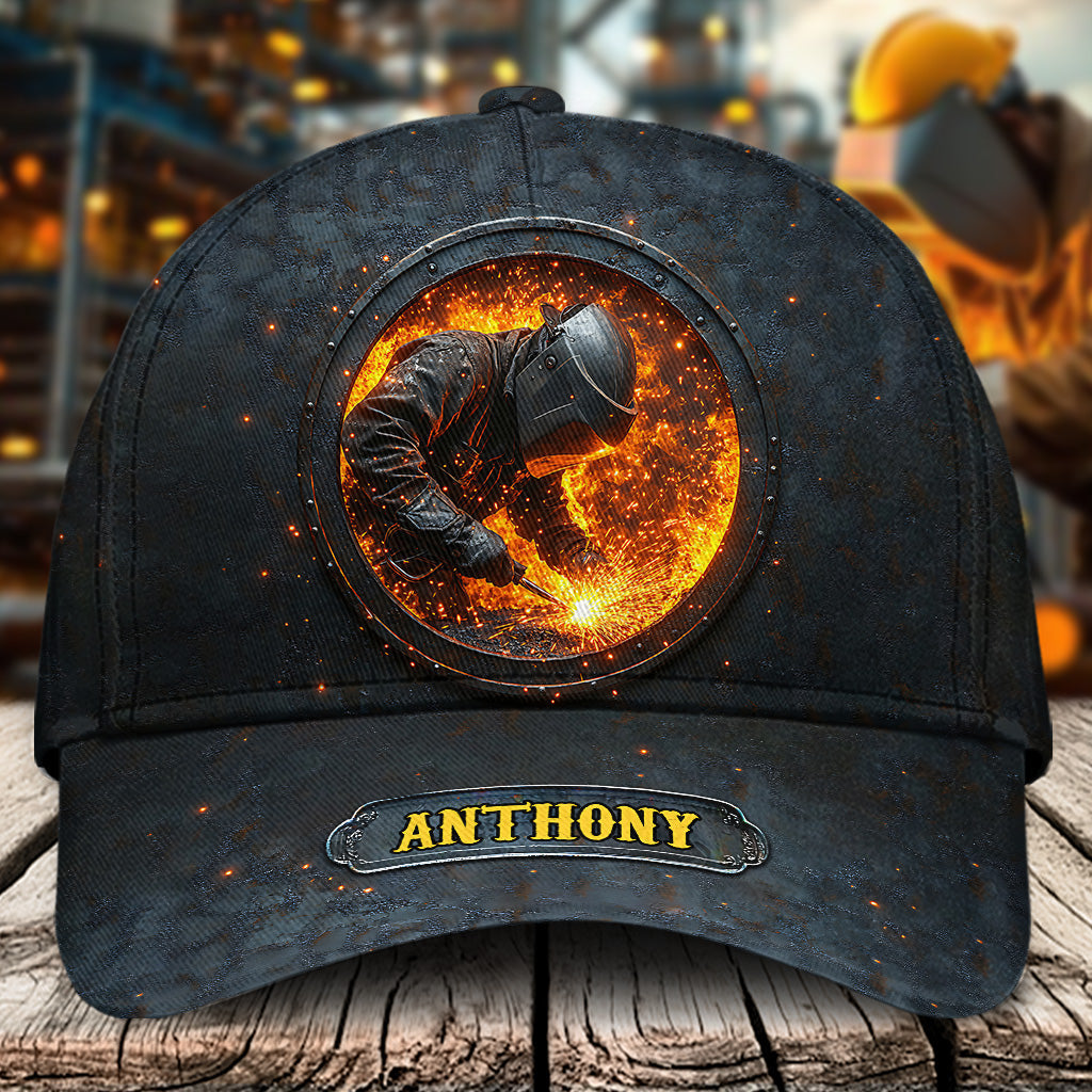 Cadeau pour soudeur - Casquette de soudeur classique personnalisée