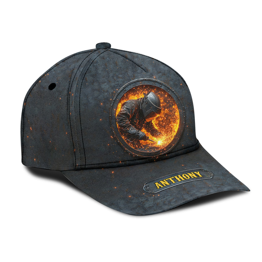 Cadeau pour soudeur - Casquette de soudeur classique personnalisée