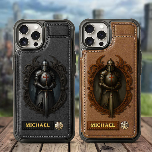 Knight Of God - Personalized Christian Wallet Phone Case