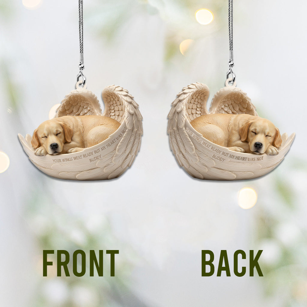 Cadeau personnalisé pour une personne ayant perdu son animal de compagnie - Ornement de voiture personnalisé en forme de chien