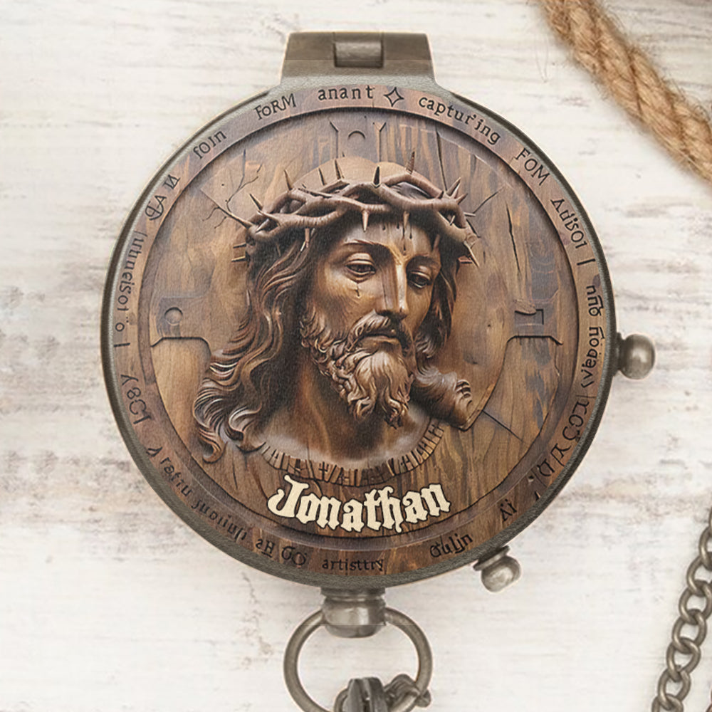 Your God Is With You Wherever You Go - Personalized Christian Compass