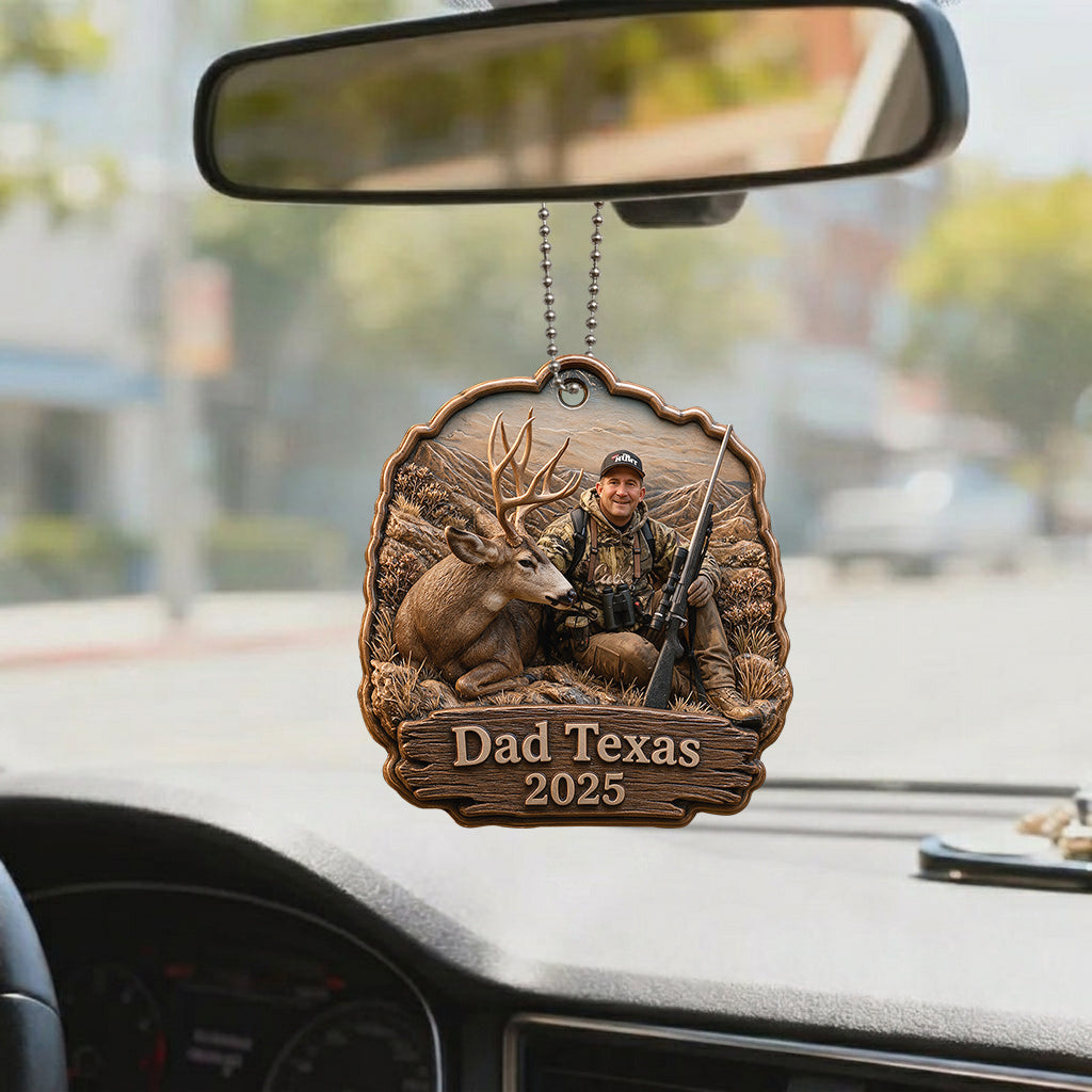 Geschenk für Jäger - Personalisierte Premium 3D Ornament